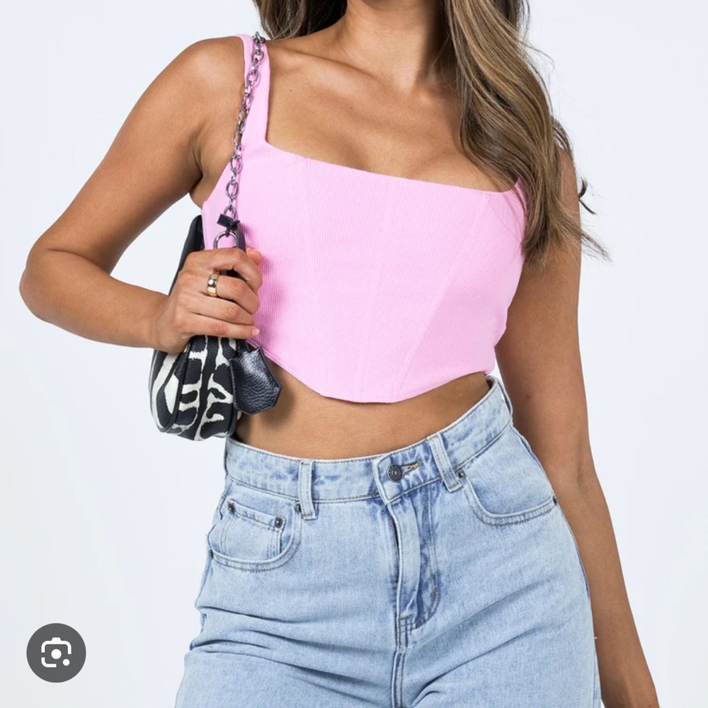 Princess Polly Light Pink Tank Top